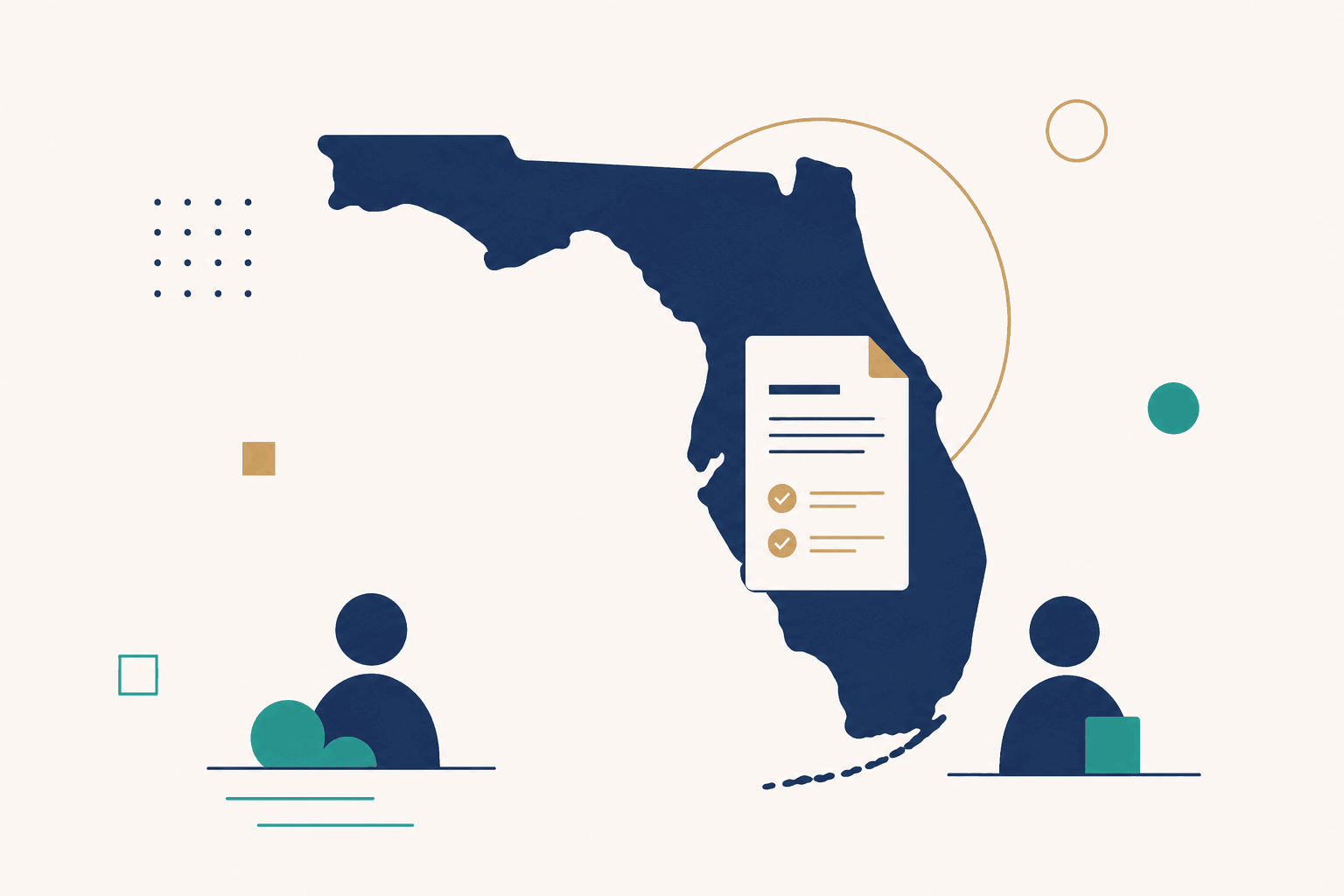 Florida state illustration